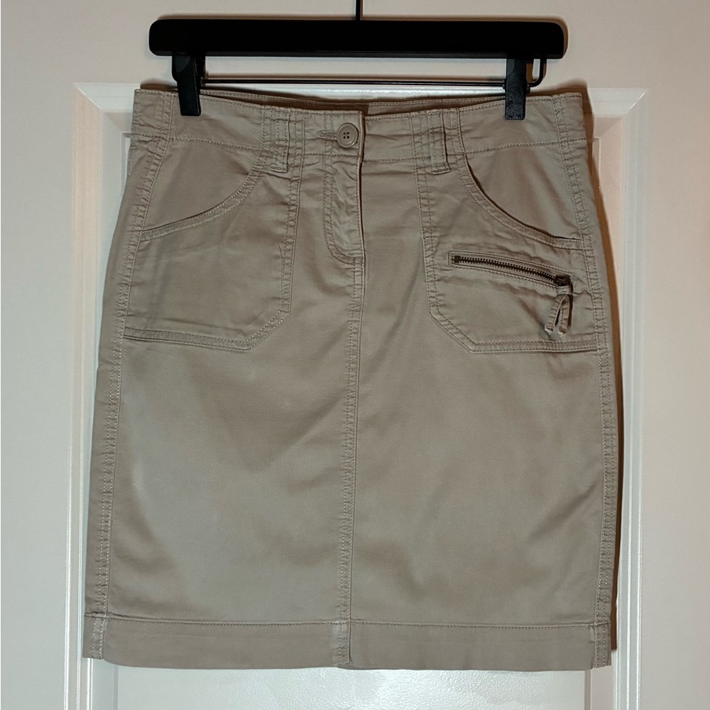 *Final Price* Style & Co. | Y2K Cargo Skirt in Beige Size 4P